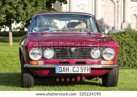 Emmering, Germany, 19 September 2015: Alfa Romeo vintage car