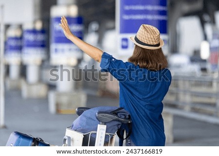 Similar – Image, Stock Photo taxi Transport