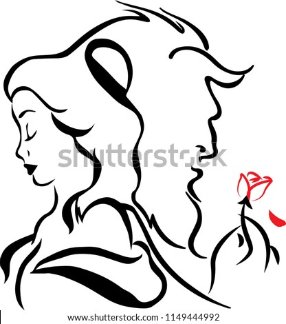 Beauty And The Beast Rose Drawing Step By Step At Getdrawings Free Download
