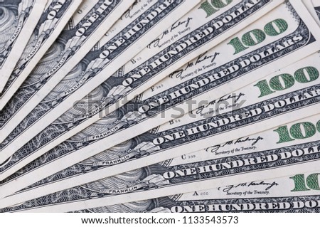 free photos a pile of one hundred dollar bills on a table avopix com