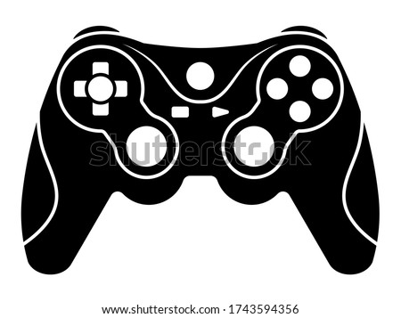 video game controllers or gamepad flat icon for apps and websites