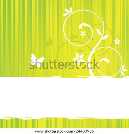 abstract floral background with copy space