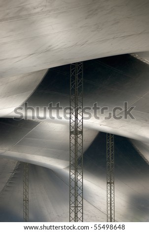 Creative Treatment of the Inside of a Circus Tent