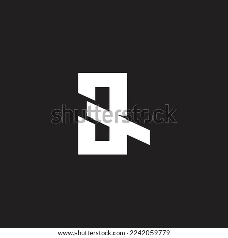 letter 3l abstract simple logo vector
