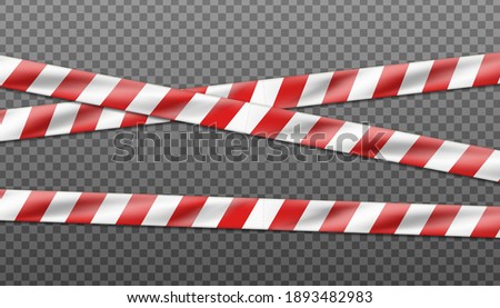 Image, Stock Photo barrier tape cordon