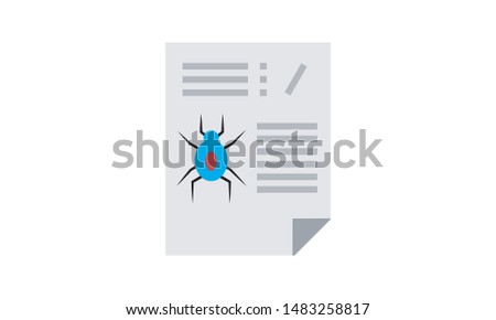 Robot txt flat icon. Web robots pages concept. Vector illustration of web wanderers, crawlers, spiders. Website indexing technology.