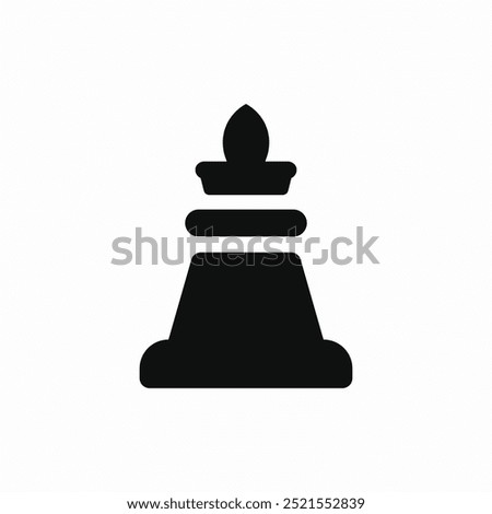 chess figure icon sign vector