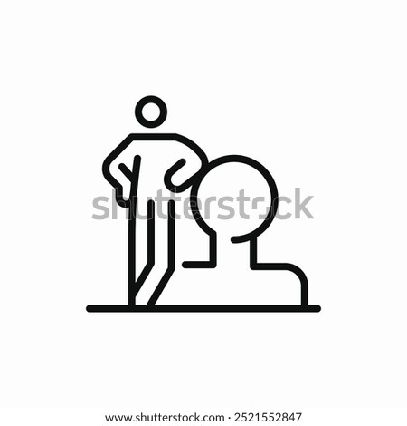 employee lean stamp icon sign vector