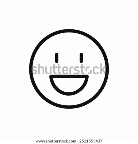 happy face emoji icon sign vector