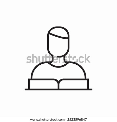 book reader icon sign vector