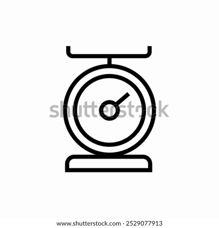 scales weight icon sign vector