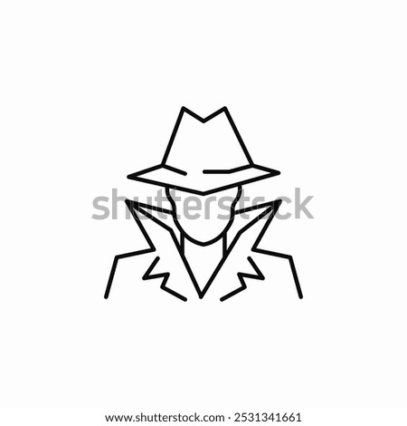 user secret icon sign vector