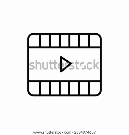 movie film cinema icon sign vector