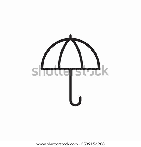 umbrella insurance icon sign vector