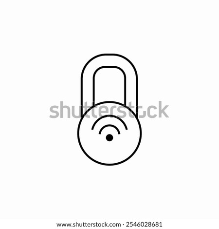 wifi password icon sign vector