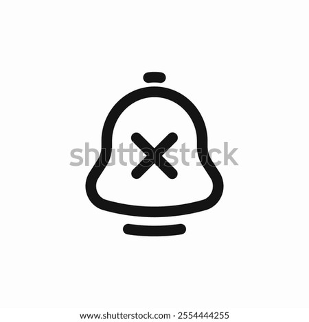 alarm clock alert delete icon sign vector