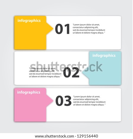 Vector Paper Progress background / product choice or versions. banner set. cover design elements. infographics template