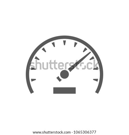 tachometer vector sign