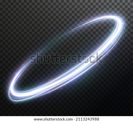  Light blue Twirl. Curve light effect of blue line. Luminous blue circle. Light blue pedistal, podium, platform, table. Vector PNG. Vector illustration