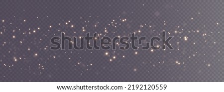 These transparent PNG images and vector files (EPS or AI) Christmas background. Powder dust light PNG. Magic shining gold dust. can be used to meet most of your daily design needs.