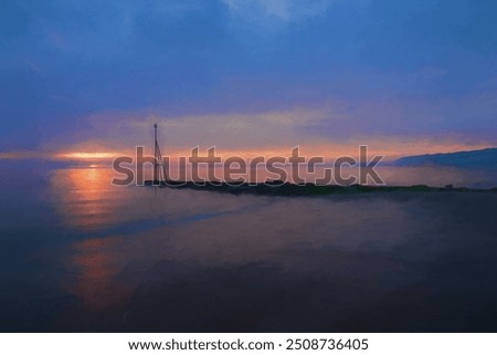 Similar – Image, Stock Photo groynes Village