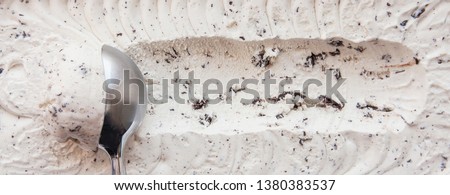 Similar – Image, Stock Photo Stracciatella ice cream balls