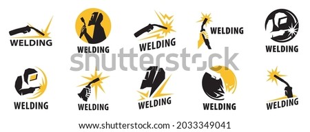 Vector logo of the service, welding workshop