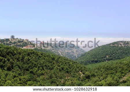 Similar – Foto Bild der Berg im kaukasischen Land