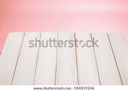 Picnic table/Picnic Table background. Pink background.