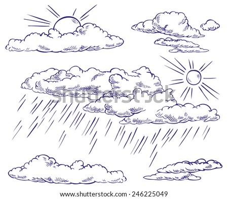 Similar – Image, Stock Photo Fair weather clouds in front of a blue sky and a small section of a red tiled roof with a parabolic antenna / satellite dish / football transmission