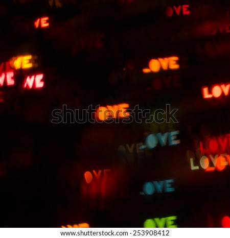 Love word background