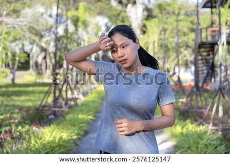 Similar – Image, Stock Photo Grief and determination