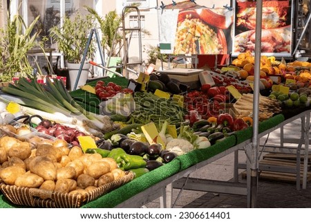 Similar – Image, Stock Photo Weekly market