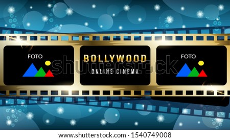 Similar – Image, Stock Photo Bollywood in sky blue and pink