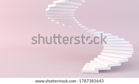 Similar – Image, Stock Photo spiral stairs High-rise