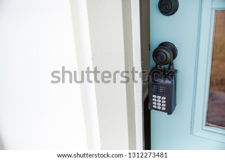 Image, Stock Photo box Lockbox Key Keyhole