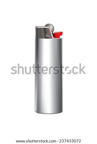 Vector lighter on white background