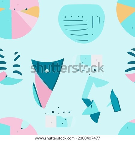 Abstract Geometric Pattern features sharp textures and pastel colors. It's perfect for backgrounds, posters, cards, textiles, wallpaper templates, pillows, dresses, shirts, and sheets.