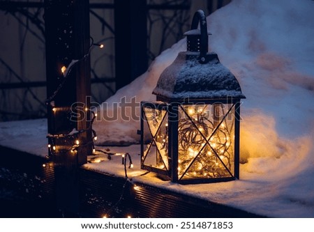 Similar – Foto Bild Winteridylle Leben