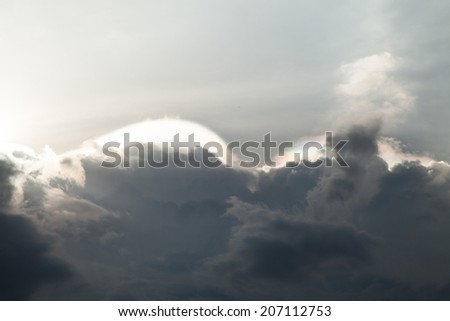 Background of storm clouds before a thunder-storm