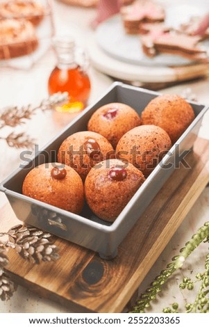 Similar – Image, Stock Photo Colombian buñuelo