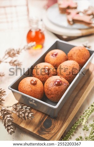 Similar – Image, Stock Photo Colombian buñuelo