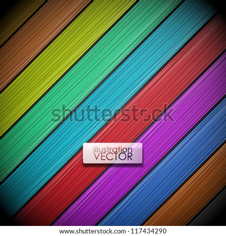 Wooden Vector Background - 117434290 : Shutterstock