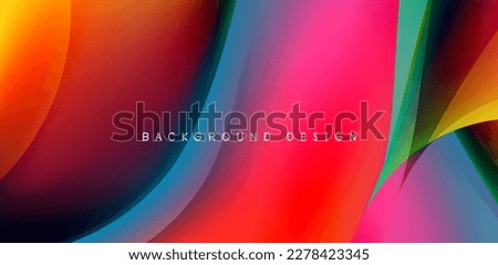 Elegant waves and flowing fluid abstract background. Template for covers, templates, flyers, placards, brochures, banners