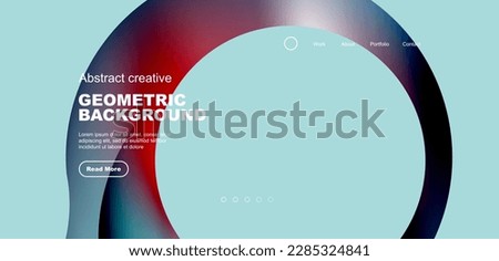 Liquid colors with flowing round shapes abstract background. Vector illustration for wallpaper, banner, background, leaflet, catalog, cover, flyer