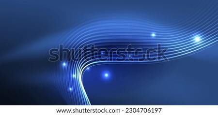Abstract background neon wave. Hi-tech design for wallpaper, banner, background, landing page, wall art, invitation, prints, posters