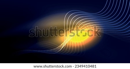 Abstract background neon wave. Hi-tech design for wallpaper, banner, background, landing page, wall art, invitation, prints, posters