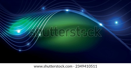 Abstract background neon wave. Hi-tech design for wallpaper, banner, background, landing page, wall art, invitation, prints, posters