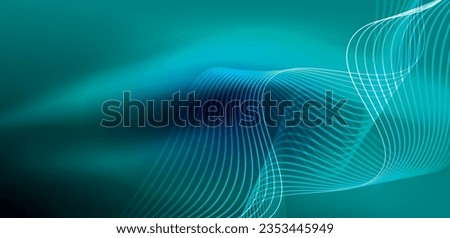 Abstract background neon wave. Hi-tech design for wallpaper, banner, background, landing page, wall art, invitation, prints, posters