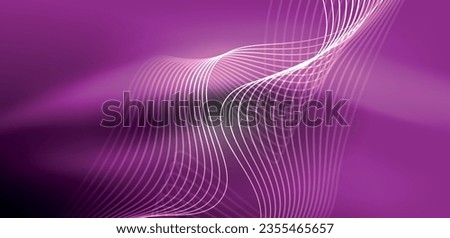 Abstract background neon wave. Hi-tech design for wallpaper, banner, background, landing page, wall art, invitation, prints, posters